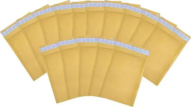 Alt view image 7 of 7 - StarBoxes 15 Kraft Bubble Mailers 7.25x12" - #1 Self-Seal Padded Envelopes