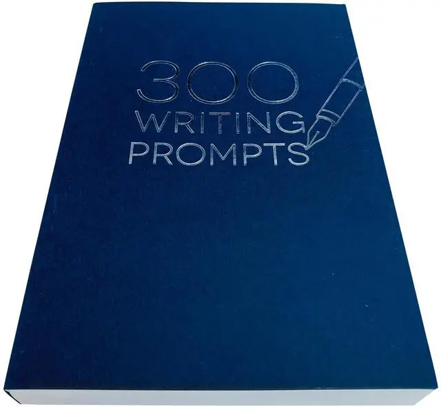 Alt view image 3 of 5 - Piccadilly 300 Writing Prompts Journal, Navy Card Stock Cover, 204 Pages