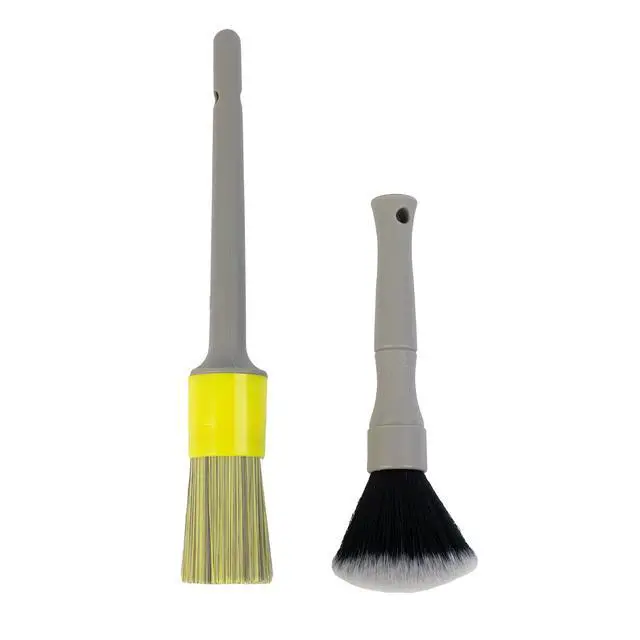 Alt view image 3 of 7 - Auto Drive 2-Piece Set Interior & Exterior Car Detailing Brushes