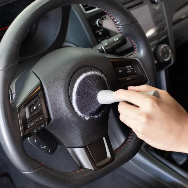 Alt view image 7 of 7 - Auto Drive 2-Piece Set Interior & Exterior Car Detailing Brushes