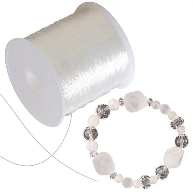 Alt view image 5 of 5 - Hello Hobby Elastic Bead Stretch Cord, .7mm, Clear, 328 ft