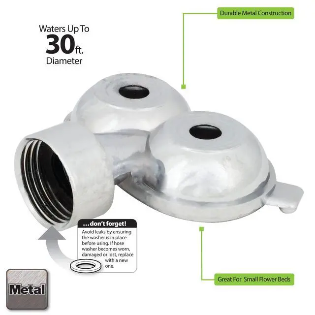 Alt view image 2 of 3 - Melnor Twin Spot Sprinkler