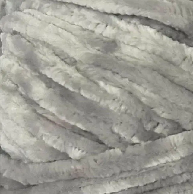 Alt view image 5 of 6 - Mainstays Soft Velvety Yarn, 315 yd, 10.5 oz, Grey, 100% Polyester