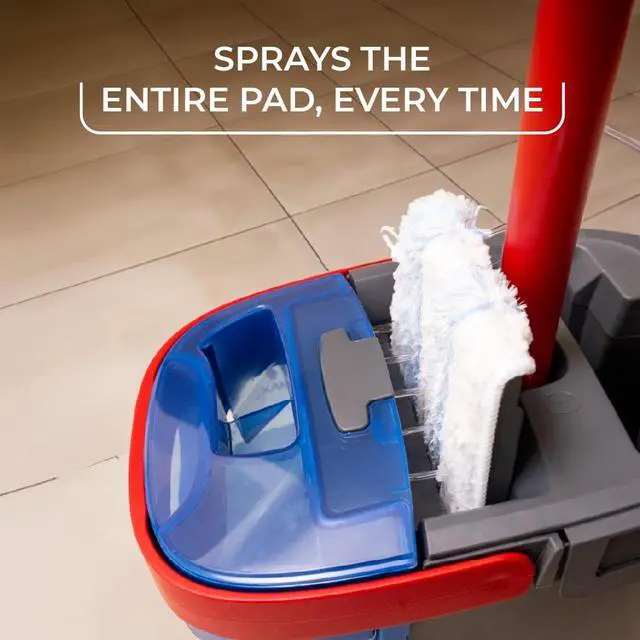Alt view image 3 of 6 - O-Cedar H2prO Microfiber Flat Mop Head Replacement Machine Washable