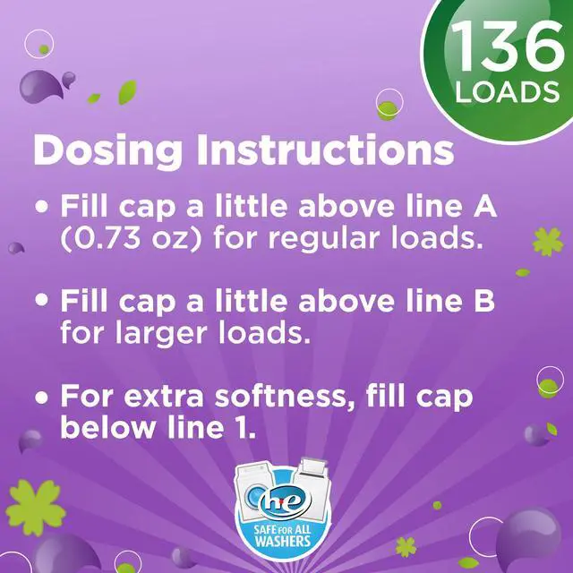 Alt view image 5 of 7 - Great Value Ultimate Fresh Fabric Softener, Blooming Lavender, 100 fl oz, 136 Loads