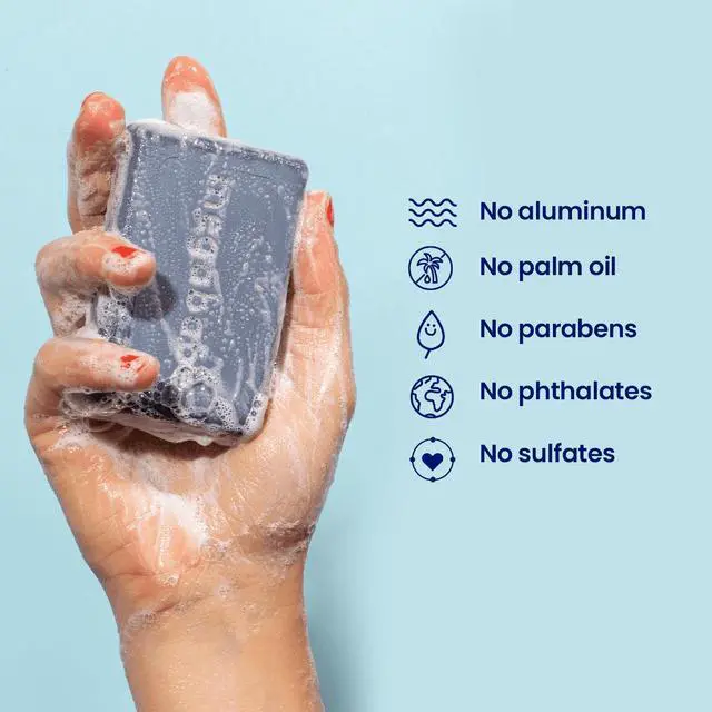 Alt view image 4 of 5 - Megababe Space Bar Underarm Bar Soap with Detoxifying Charcoal for Odor Control, 3.5 oz