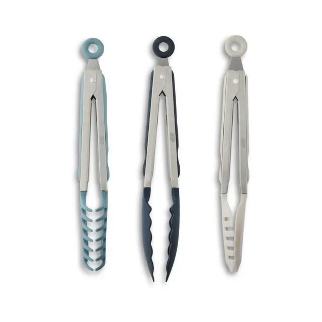 Alt view image 5 of 6 - Thyme & Table Heat Resistant Silicone Locking Tongs (3 Count)