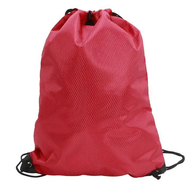 Alt view image 3 of 6 - Athletic Works Unisex 11L Adult Fitness Gym Cinch Sack Backpack, Red