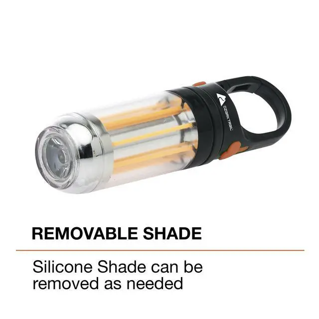 Alt view image 5 of 6 - Ozark Trail 250-Lumen Rechargeable Electric Camping Lantern, Mini Filament Lantern and Flashlight