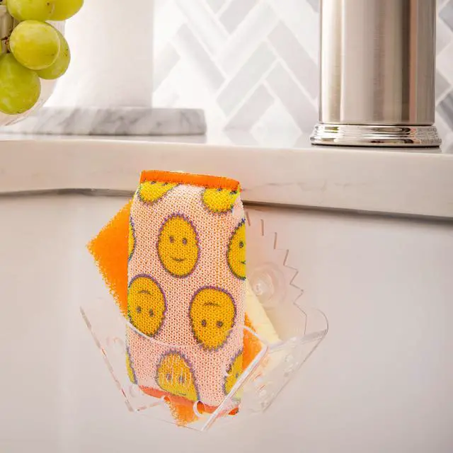Alt view image 5 of 6 - Scrub Daddy Sponge Caddy Suction Sink Caddy for Multipurpose Cleaning Sponge