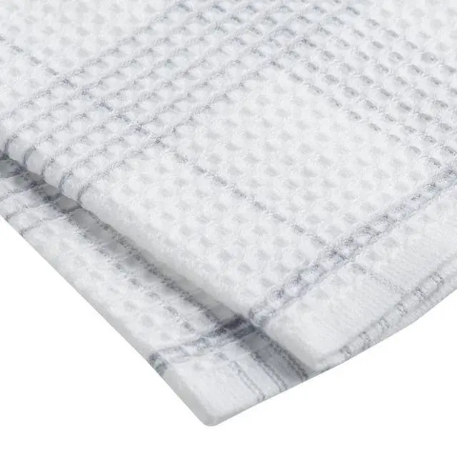 Alt view image 4 of 5 - Better Homes & Gardens 4 Pack Oversized Dishcloth Set, Soft Silver