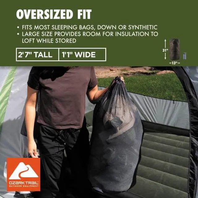 Alt view image 3 of 6 - Ozark Trail Sleeping Bag Storage Sack