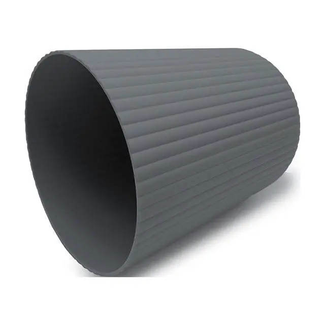 Alt view image 5 of 5 - Mainstays 1.64 Gallon Plastic Ribbed Trash Can, Grey