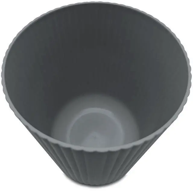 Alt view image 2 of 5 - Mainstays 1.64 Gallon Plastic Ribbed Trash Can, Grey