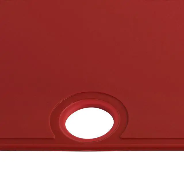 Alt view image 3 of 6 - Architec 14" x 11" Gripper Non-Slip Poly Cutting Board, Red