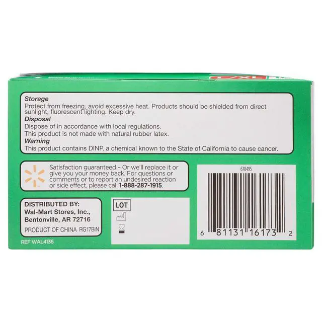 Alt view image 6 of 7 - Equate Vinyl Examination Gloves, Large/X-Large, 100 Count