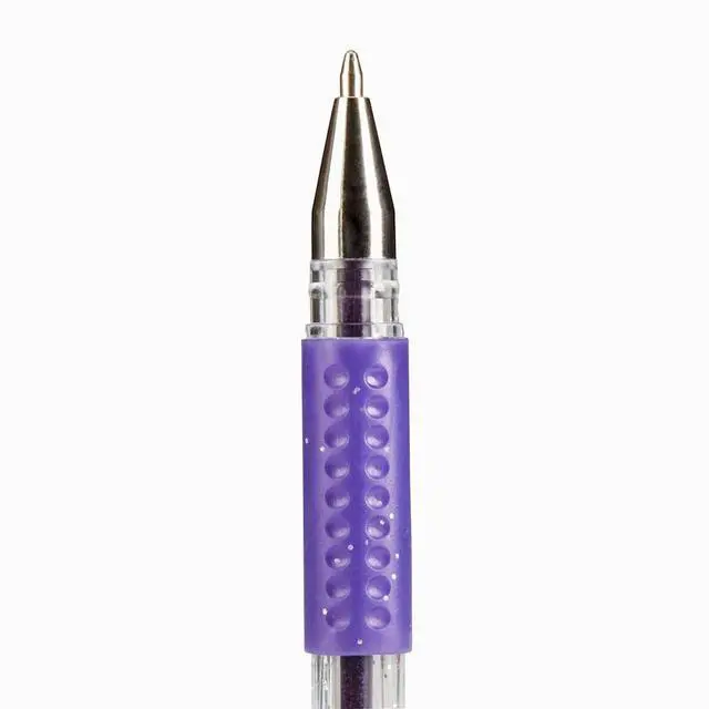 Alt view image 2 of 5 - KINGART Glitter Gel Pens Set 30 Vibrant Colored Pens for Adult Coloring, Art and Crafts