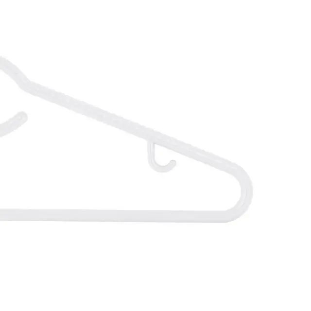 Alt view image 3 of 6 - Laundry 360 5 pack Swivel Neck Hangers in White