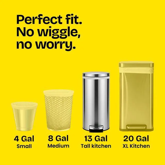 Alt view image 5 of 6 - Glad ForceFlex 13-Gallon Drawstring Tall Kitchen Trash Bags, Pine-Sol Original Scent, 40 Bags