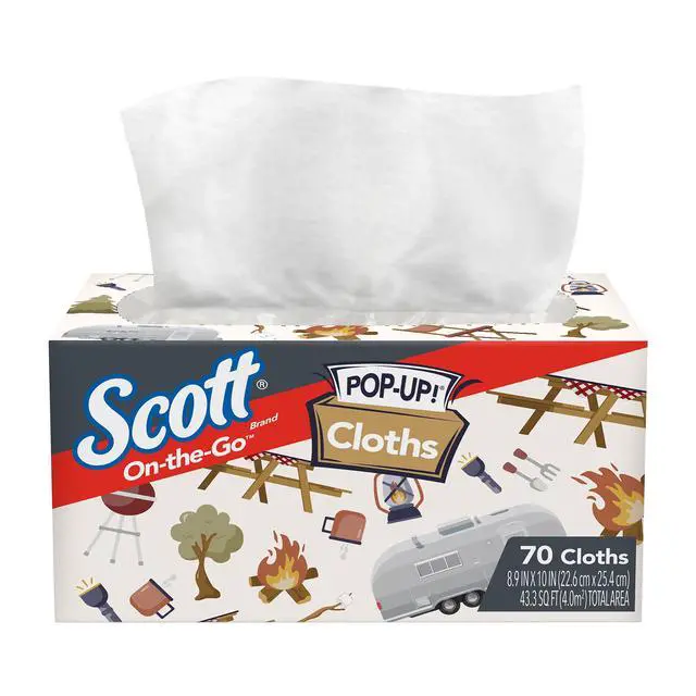 Alt view image 2 of 7 - (2 pack) Scott On-The-Go Cloths