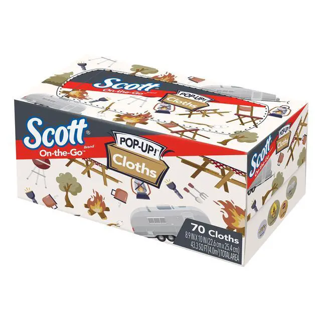 Alt view image 4 of 7 - (2 pack) Scott On-The-Go Cloths