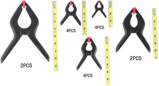 Main image of Hyper Tough 16-Piece Assorted Spring Clamp Set TG60600C