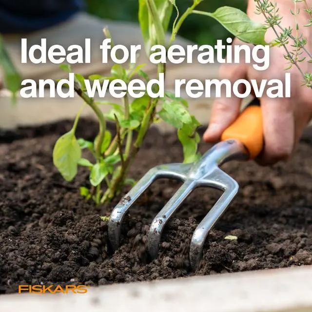 Alt view image 4 of 7 - Fiskars Ergo Cultivator Tiller Scratch Tool with SoftGrip Handle