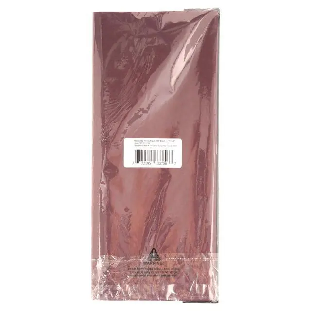 Alt view image 3 of 7 - Burgundy Tissue Paper, 15"x20", 100 ct