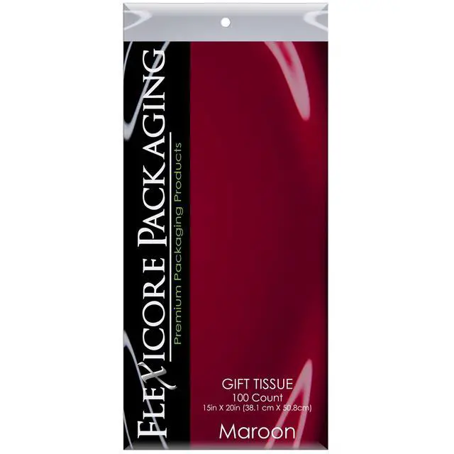 Alt view image 2 of 7 - Burgundy Tissue Paper, 15"x20", 100 ct