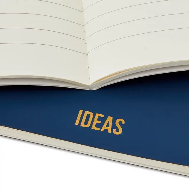 Alt view image 3 of 5 - Pen+Gear Simulated Leather Journals, Dusky Taupe & Washed Indigo, 7.2 x .25 x 9.9 in, 60 Pages Each, Set of 2