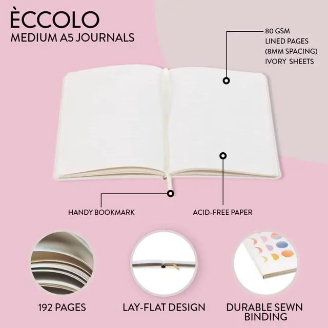 Alt view image 4 of 7 - Eccolo Moon Phases Journal