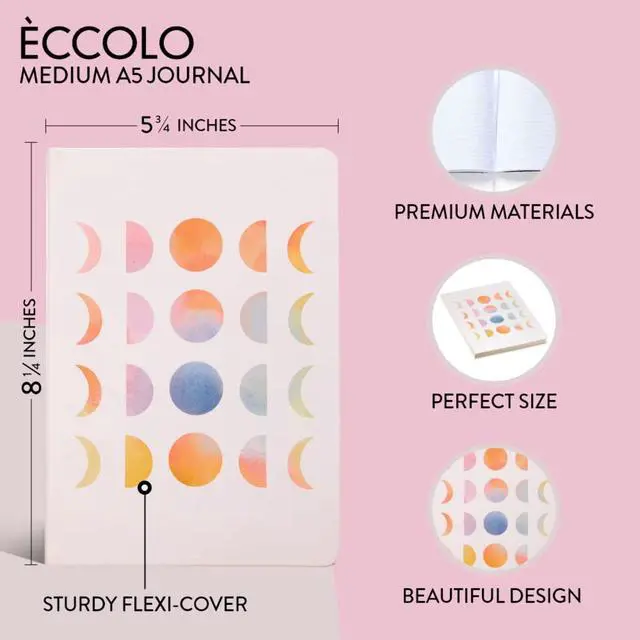Alt view image 5 of 7 - Eccolo Moon Phases Journal