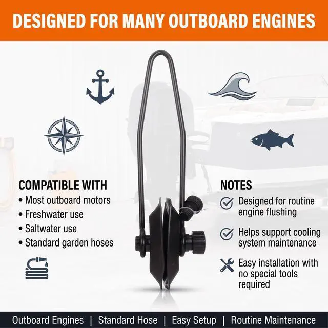 Alt view image 2 of 7 - Ozark Trail Large Motor Flusher for Outboard Boat Engines