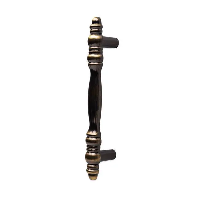Alt view image 5 of 5 - Mainstays 3" (76mm) Center-to-Center Traditional Cabinet Pull, Antique Brass, 2 Pack