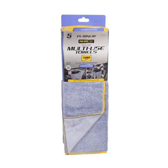 Alt view image 6 of 7 - Platinum Series Pro Spec Twisted Terry Multi-Use Detail Towel 16x16 5 Pack