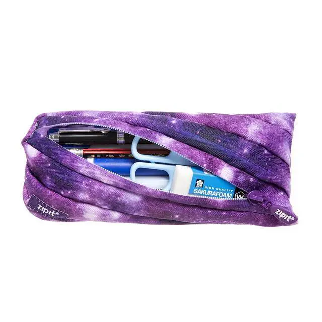 Alt view image 5 of 6 - ZIPIT Colorz Pencil Case | Purple Pencil Pouch for College and Office