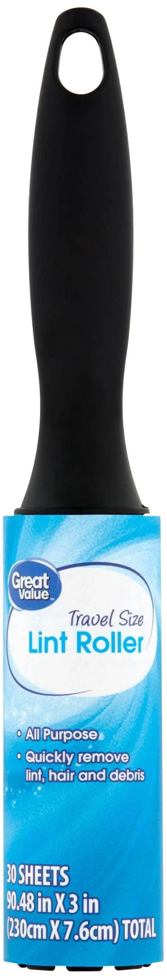 Alt view image 3 of 6 - (6 pack) Great Value Lint Roller, Travel Size, 30 Sheets