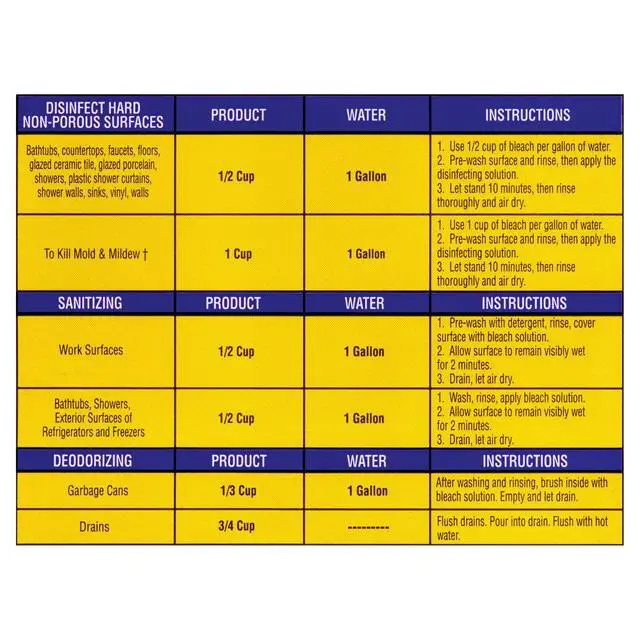Alt view image 5 of 7 - (2 pack) Great Value Cleaning Bleach, Lemon Scent, 81 fl oz