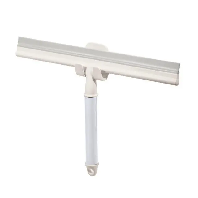Alt view image 5 of 5 - iDesign Shower Squeegee with Adhesive Hook Orleans Collection - Coconut/White