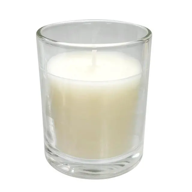 Alt view image 3 of 5 - Mainstays Unscented Filled Votive Glass Candles, Ivory, 12-Pack