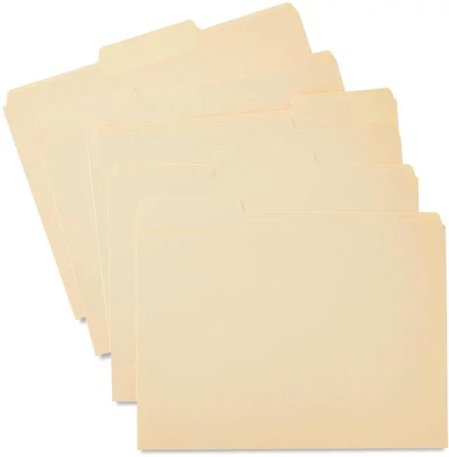 Main image of Pen+Gear Letter Size 1/3 Cut File Folders, 75 Count, Manila