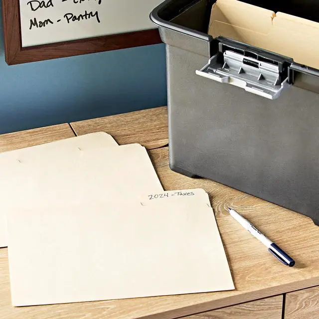 Alt view image 5 of 5 - Pen+Gear Letter Size 1/3 Cut File Folders, 75 Count, Manila