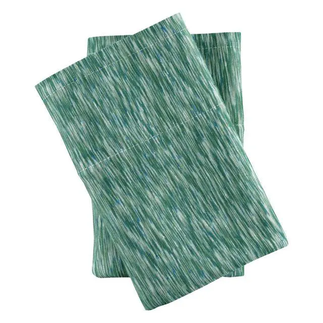 Alt view image 2 of 5 - Mainstays 100% Cotton Extra Soft Jersey Pillowcase Set, Standard/Queen, Green Sage Crackle, 2 Pieces