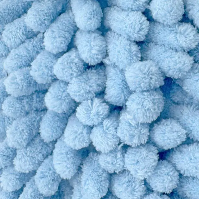 Alt view image 7 of 7 - (2 pack) Auto Drive Microfiber Car Wash Sponge with Chenille Pile and Scrubber Back, Blue, 1 Piece