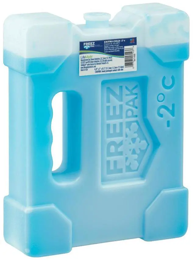 Main image of Freez Pak Medium Extra Cold Reusable Ice Pack with Hard Shell 2.85 lbs, 8.5 Inches