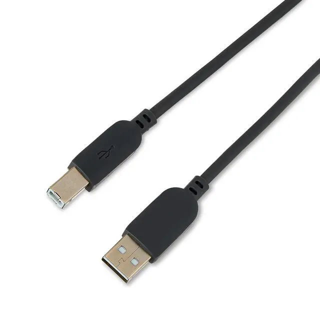 Alt view image 2 of 6 - onn 10ft USB Printer Cable, USB to USB-B, Gray, 1 Piece per Pack