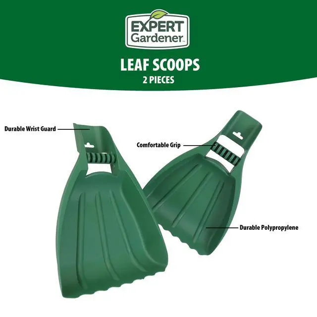 Alt view image 3 of 6 - Expert Gardener Poly Handheld Leaf Shoveler