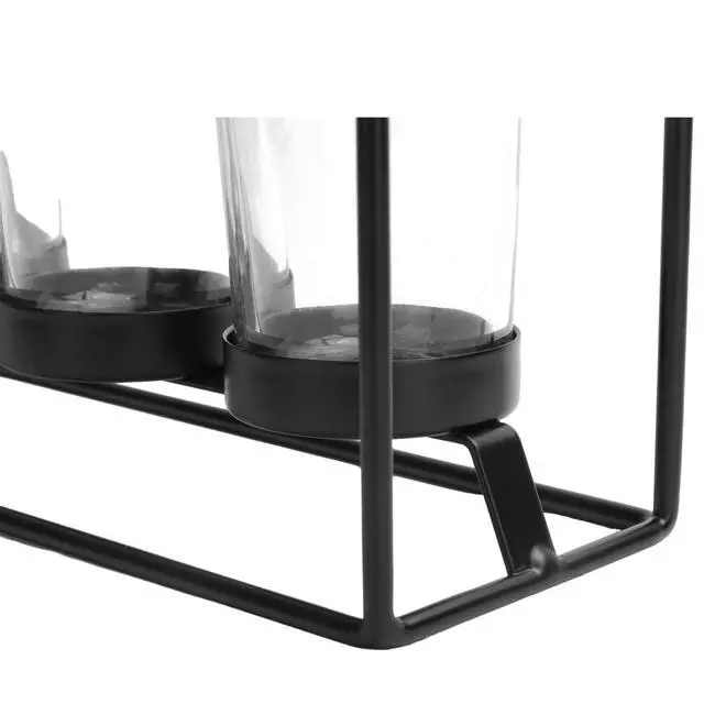 Alt view image 4 of 7 - Mainstays Decorative Black Metal Votive Centerpiece Candleholder, 4"