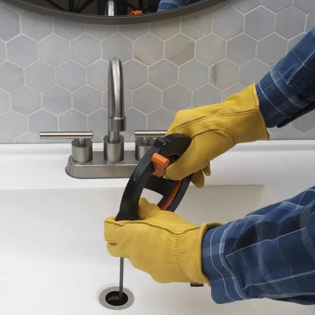 Alt view image 3 of 6 - Plumb Craft 1/4 in. 20 ft. Sink Drain Cleaner with Storage Case