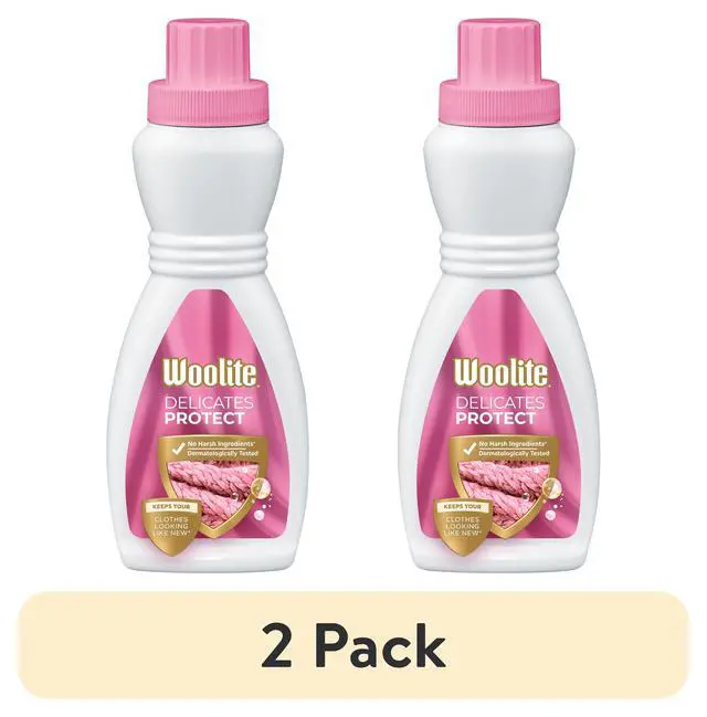 Alt view image 4 of 7 - (2 pack) Woolite Delicates Hypoallergenic Liquid Laundry Detergent, 16 fl oz, 8 Loads, Hand & Machine Wash